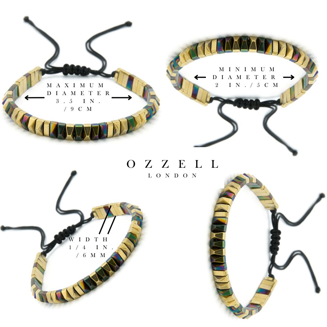 Hematite Harmony String Bracelet - Ozzell London