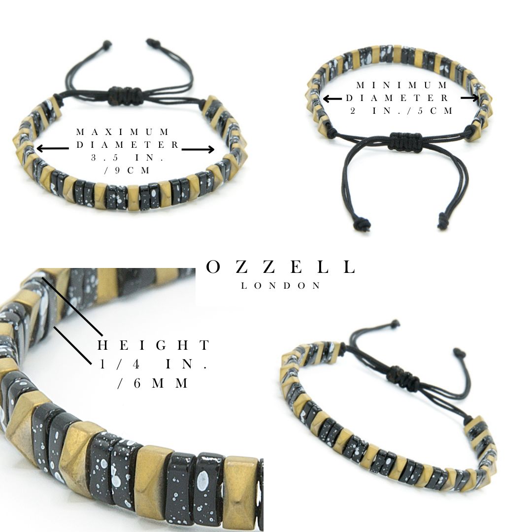 Hematite String Bracelet - Ozzell London