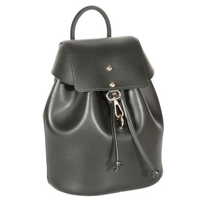 Soft Leather Bucket Backpack - Backpacks -  Ozzell