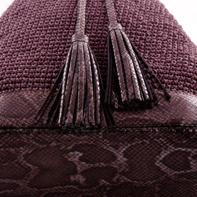 Large Bundle Waxed Robe Handmade Shoulder Bag - Ozzell London