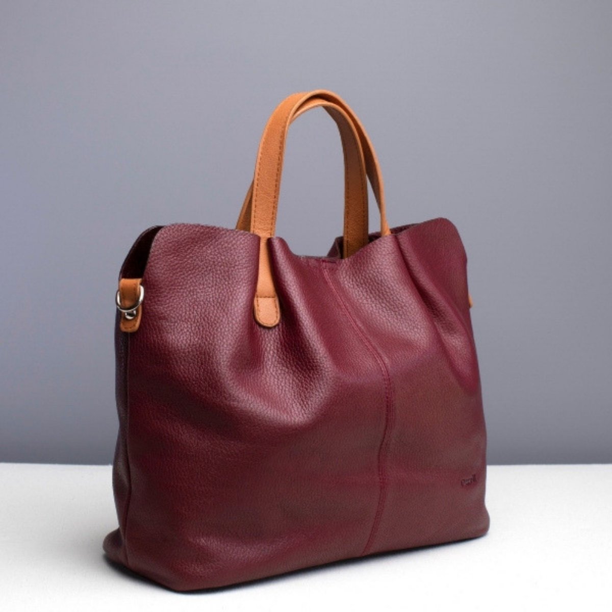 Milano Premium Leather Tote Bag - Ozzell London