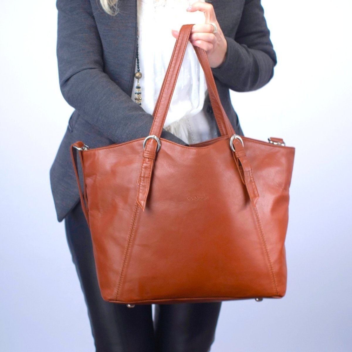New York Soft Leather Tote Bag - Ozzell London