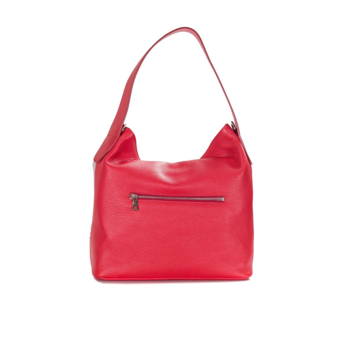 Pippa Premium Pebbled Mix Colour Leather Hobo Shoulder Handbag - Ozzell London
