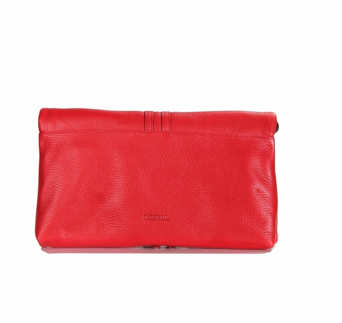 Premium Leather Evening Clutch Bag - Ozzell London