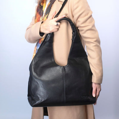 Volera Luxury Soft Leather Hobo Bag - Ozzell London